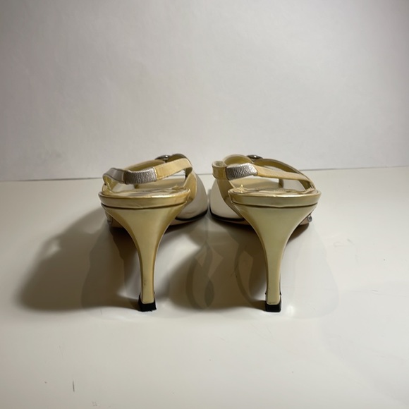 Escada Gold Heels - Picture 4 of 6